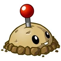 Цветной вариант раскраски картофельная мина