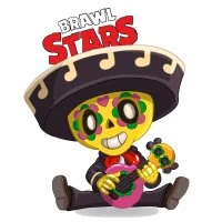 Цветной вариант раскраски скин поко