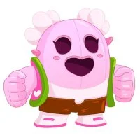 Цветной пример раскраски сакура спайк