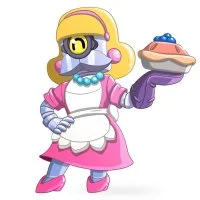 Цветной вариант раскраски редкий скин барли с выпечкой