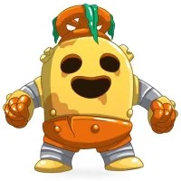 Цветной вариант раскраски скин робо спайка