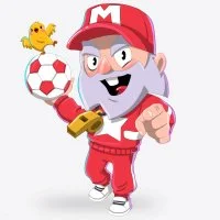 Цветной вариант раскраски скин тренер майк 2020