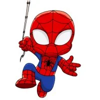 Цветной пример раскраски забавный