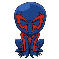 Цветной пример раскраски новый 2099