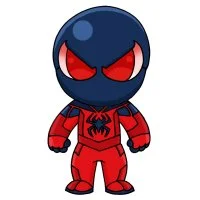 Цветной вариант раскраски алый паук 2 (scarlet spider vol ii)