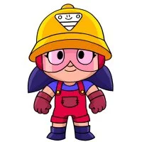 Цветной вариант раскраски скин боец джеки