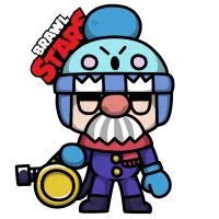 Цветной вариант раскраски скин боец гейл (гэйл, gale) 2020