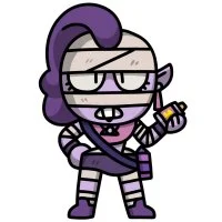 Цветной вариант раскраски воин эмз