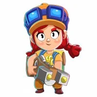 Цветной вариант раскраски скин джесси с винтовкой