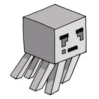 Цветной вариант раскраски гаст медуза