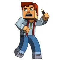 Цветной пример раскраски скин джесси