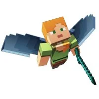 Цветной вариант раскраски алекс с крыльями