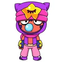 Цветной вариант раскраски сэнди скин боец (сенди, sandy)