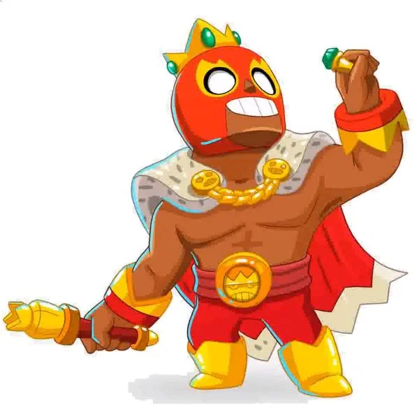Цветной вариант раскраски эль примо рей (рэй, el primo rey)