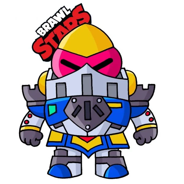 Цветной вариант раскраски вольт паладин меха скин