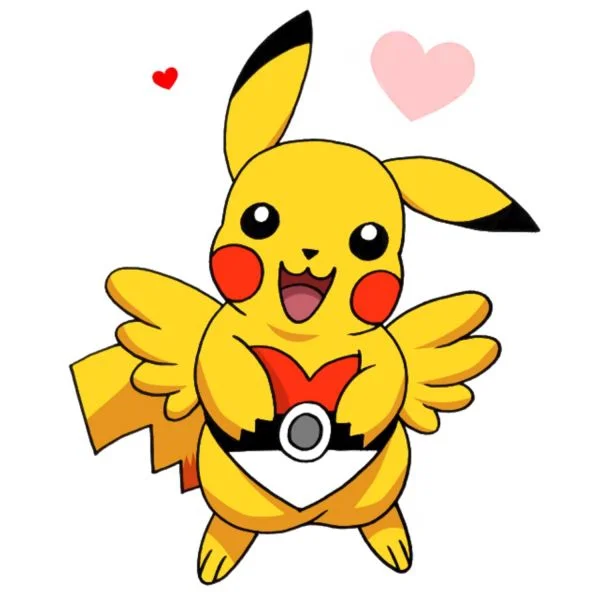 Цветной вариант раскраски с сердечками