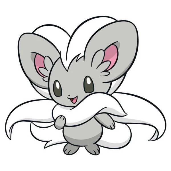 Цветной вариант раскраски шиншино (cinccino)