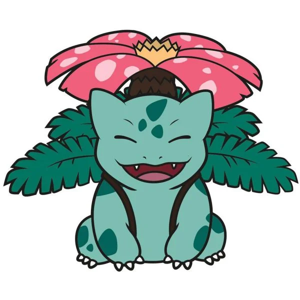 Цветной вариант раскраски ивизавр смеется