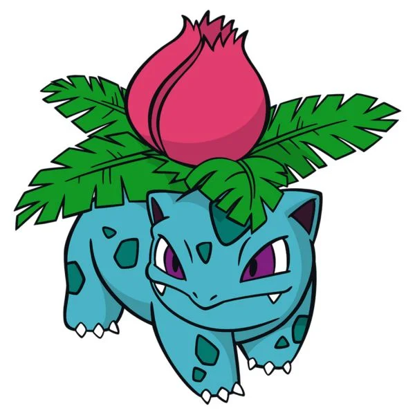 Цветной пример раскраски ивизавр