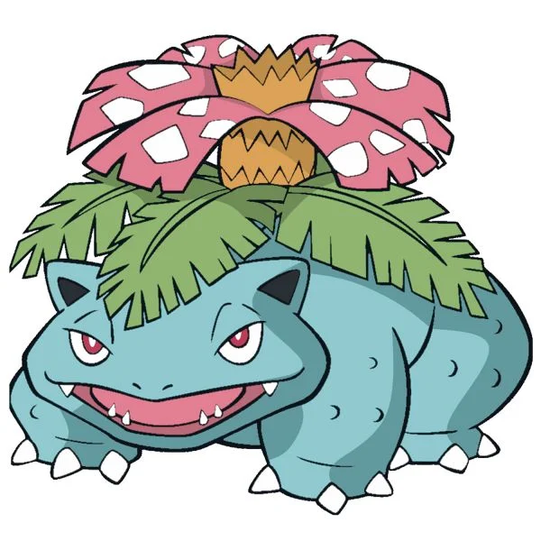 Цветной пример раскраски венузавр