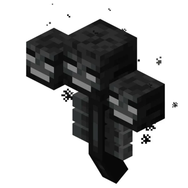 Цветной вариант раскраски иссушитель (wither)