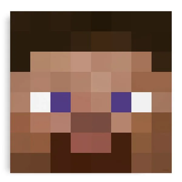 Цветной вариант раскраски маска стив