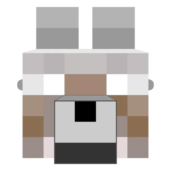 Цветной вариант раскраски маска волк