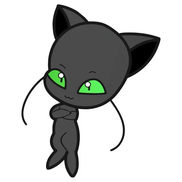 Цветной пример раскраски квами плагг