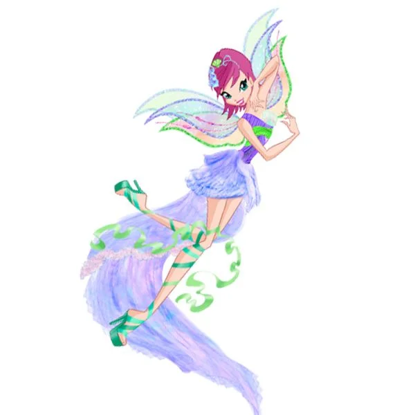 Цветной пример раскраски текна гармоникс