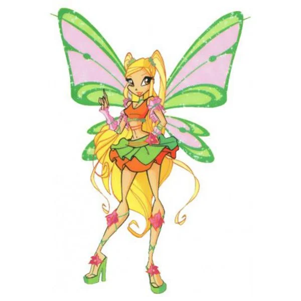 Цветной пример раскраски стелла софикс