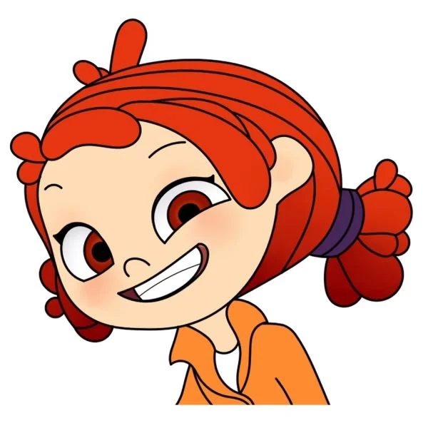 Цветной пример раскраски забавная аленка