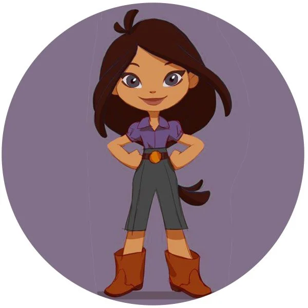 Цветной вариант раскраски крутая варя