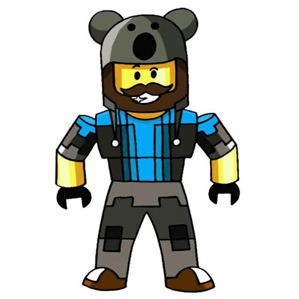 Цветной вариант раскраски thinknoodles