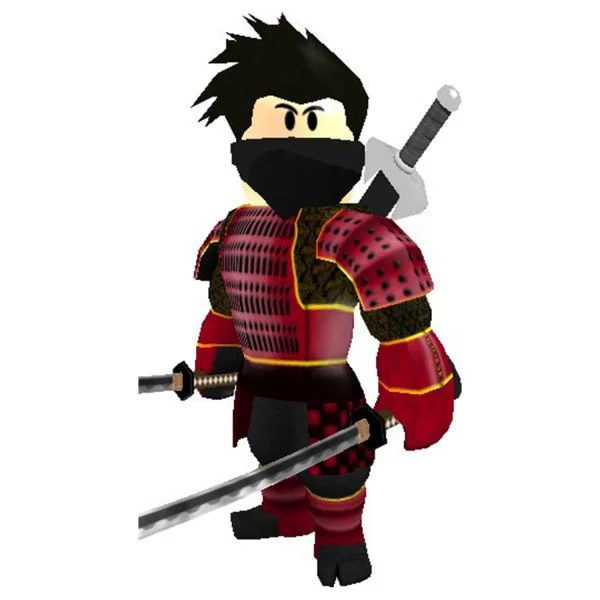 Цветной вариант раскраски строгий ниндзя