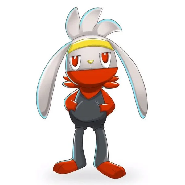 Цветной вариант раскраски рабут