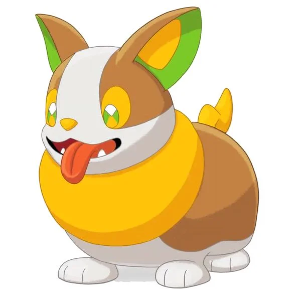 Цветной пример раскраски ямпер