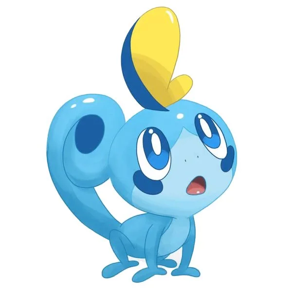 Цветной пример раскраски милый соббл, робкая ящерка