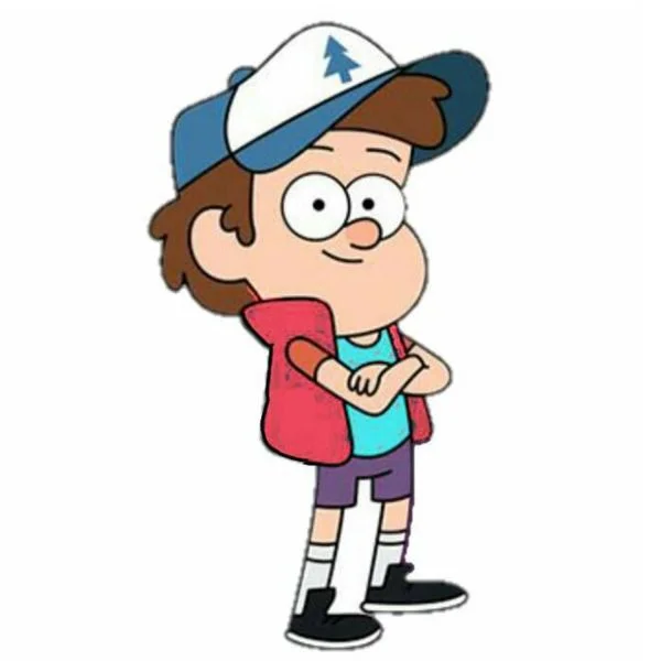 Цветной пример раскраски диппер пайнс