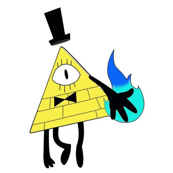 Цветной вариант раскраски билл шифер