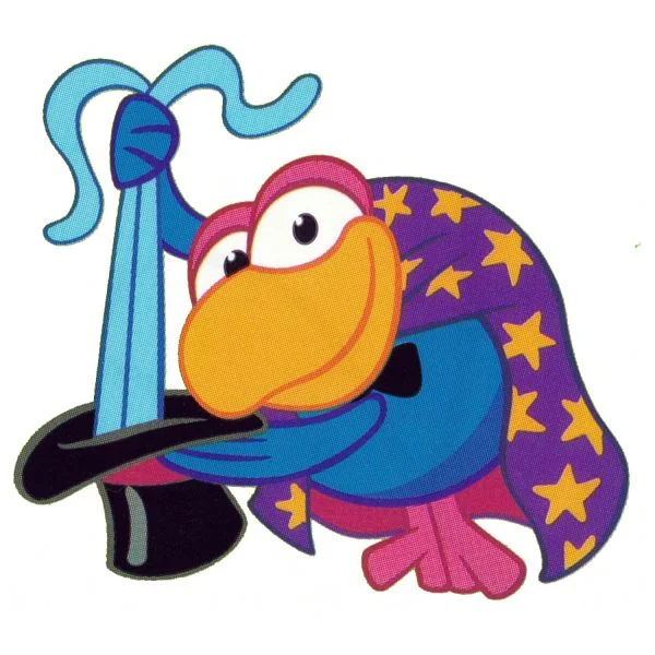 Цветной пример раскраски кар-карыч волшебник | смешарики