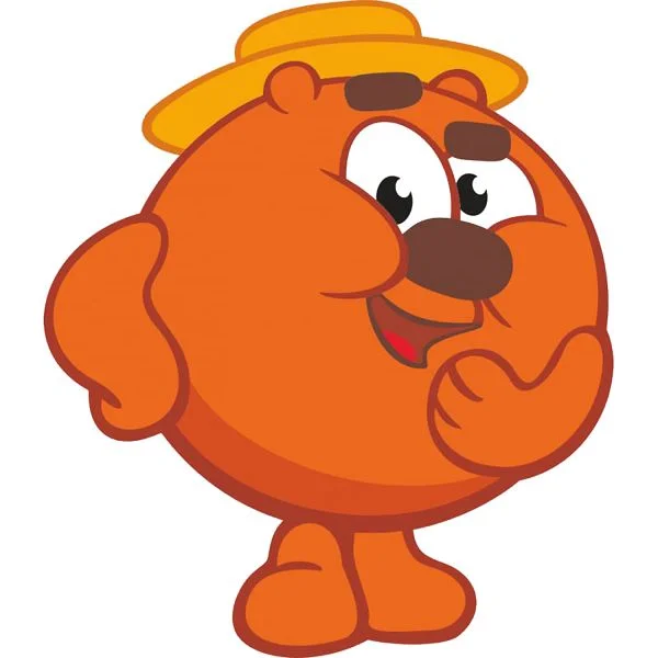 Цветной пример раскраски садовод копатыч