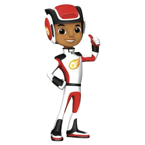 Цветной вариант раскраски крутой эй-джей