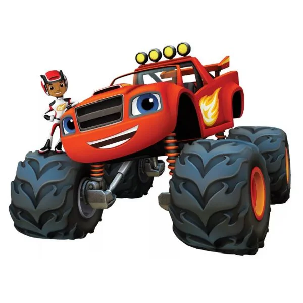 Цветной вариант раскраски эй-джей и вспыш