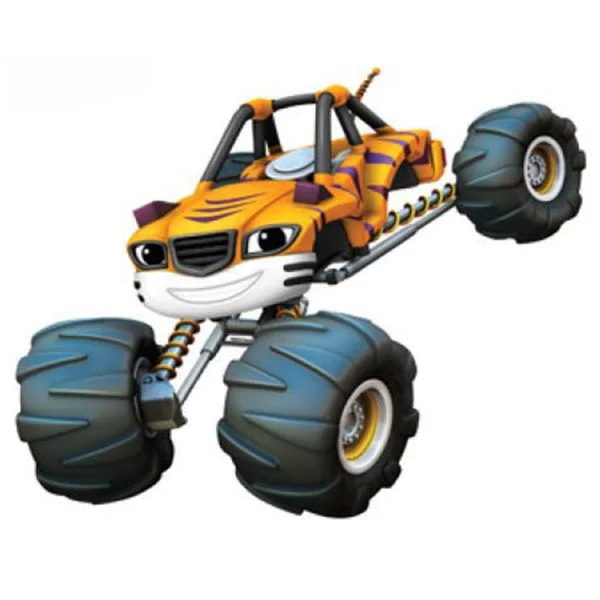 Цветной вариант раскраски рык