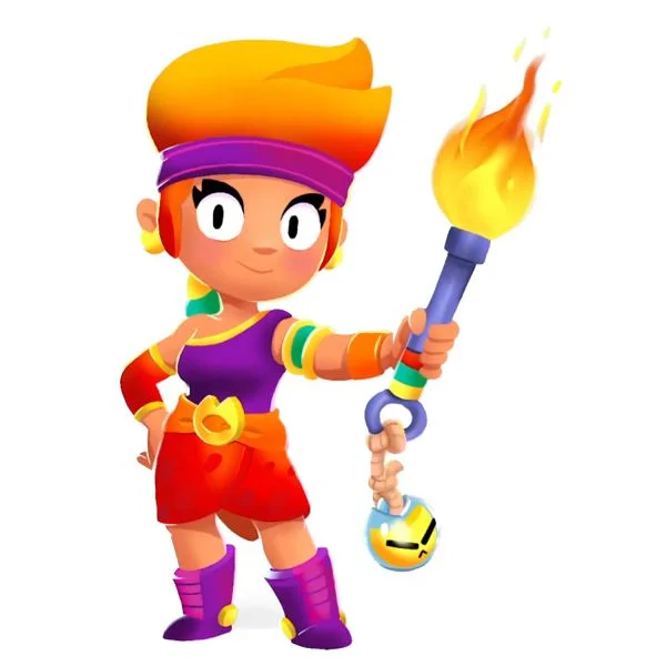 Цветной вариант раскраски амбер скин