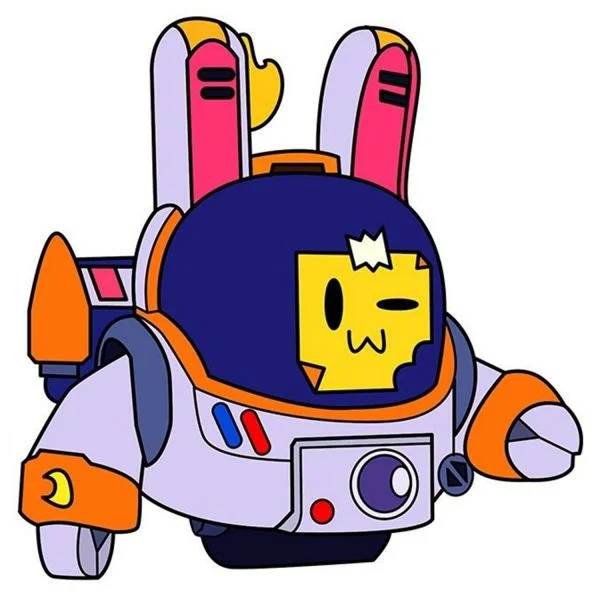 Цветной вариант раскраски лунный спраут