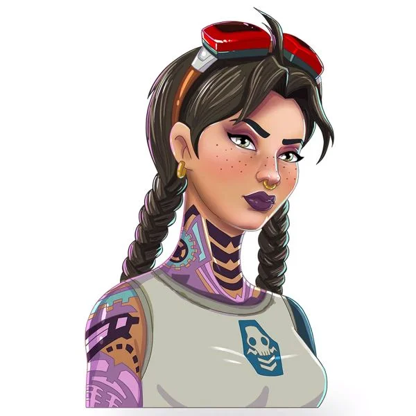 Цветной вариант раскраски джулс