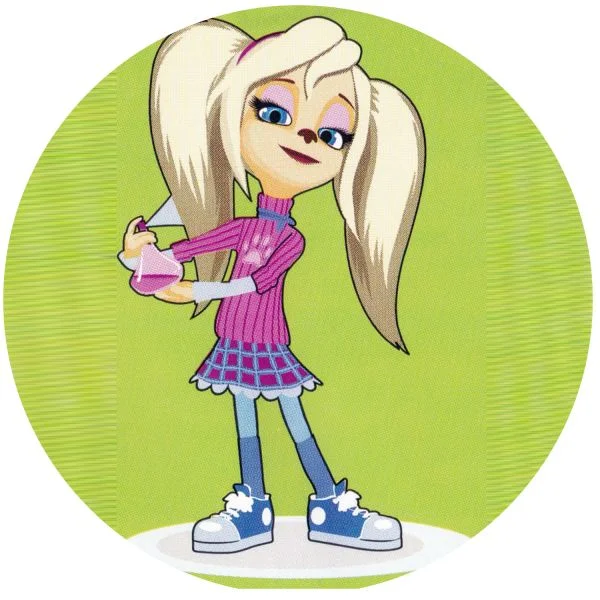 Цветной вариант раскраски роза и духи барбоскины