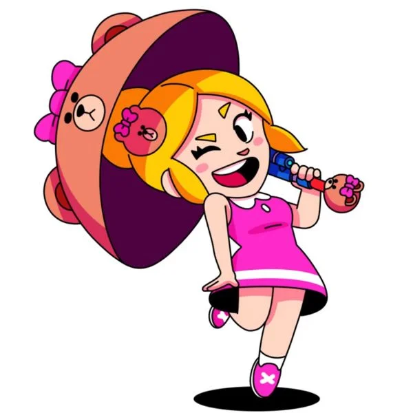 Цветной пример раскраски новый скин 2021 choco piper (чоко пайпер)