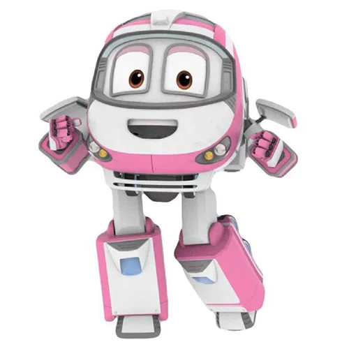 Цветной вариант раскраски макси робот-поезд новый сезон